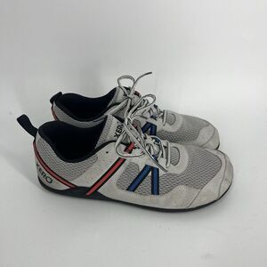 XERO Prio Shoes Size 10.5 Mens Gray White Minimalist Barefoot Zero Drop Sneakers
